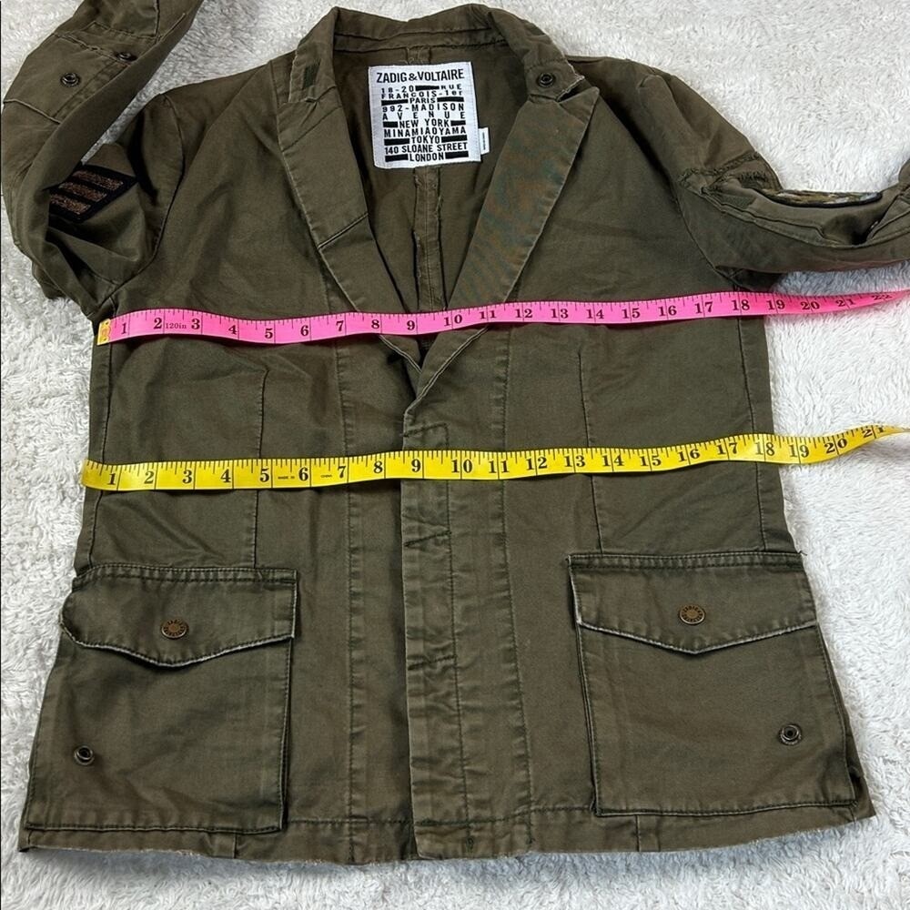 Zadig and Voltaire Virginia grunge jacket Large - Picture 6 of 10